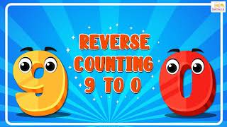 9 to 0 Reverse Counting  Kids  Innovative Video [upl. by Rosenberger739]