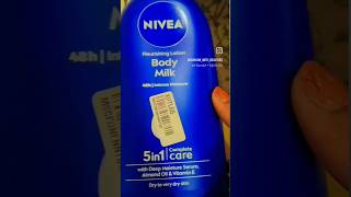 600ml Nivea body lotion 🧴 review 💞🥰 thax for watching nivea review like unboxing [upl. by Novelia]