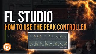 FL Studio  How To Use The Peak Controller to Squelch Bass 🔥 [upl. by Yehus]