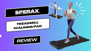 Sperax Treadmill Walking Pad Review  Perfect UnderDesk Treadmill for Home Workouts [upl. by Yelyab]