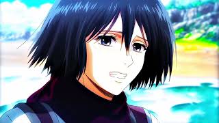 Mikasa Ackerman  Twixtor 4k with cc  for edit  free [upl. by Eyde775]