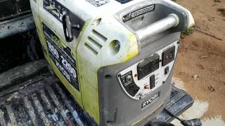 Home Depot Ryobi inverter generator must have compare to eu2000 honda [upl. by Aekan135]