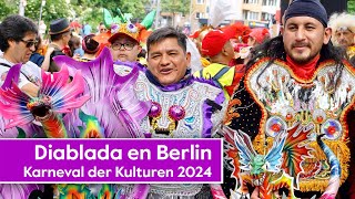 Diablada en Berlin  Karneval der Kulturen 2024  Bolivia Teil 1 [upl. by Ramma]