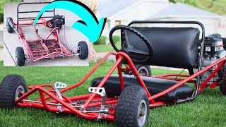 40 Rusty Go Kart into Awesome  Kart W Harbor Freight Predator [upl. by Roxane]