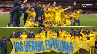 Amazing fulltime scenes as Villarreal celebrate reaching FIRSTEVER European final [upl. by Reba]