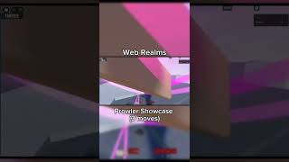 Web Realms Prowler Showcase  roblox webrealms spiderman prowler [upl. by Dunning]