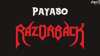 Razorback  Payaso Karaoke  Instrumental [upl. by Ajna675]