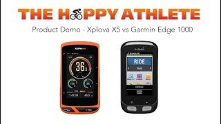 Xplova X5 vs Garmin Edge1000 [upl. by Florida]