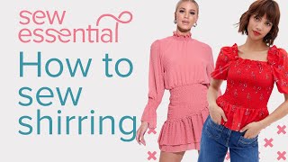 How to Sew Shirring [upl. by Youngman]