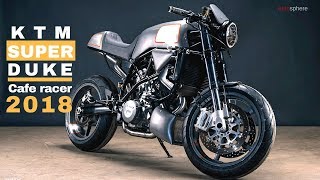 CUSTOM KTM Super Duke quotCafe racer aesthetic Stylequot by Tony Prust [upl. by Nytram]