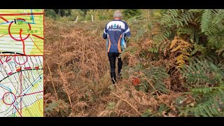 Headcam Orienteering in Ganløse Eged Denmark [upl. by Haldes]