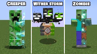 Transformation the Wither Storm and All Mobs in Minecraft [upl. by Korwin]