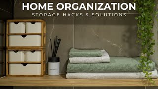 Home Organization Ideas IKEA MUJI amp More  Storage Hacks amp Solutions [upl. by Aititil]