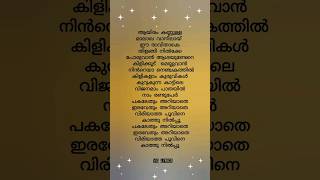 ആയിരം കണ്ണുള്ള🎵Song LyricAlbum Song vglyrics shorts viral [upl. by Ilatan]