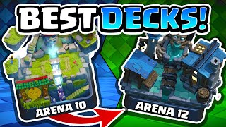 BEST DECKS for Arena 1012 in Clash Royale 2021 [upl. by Bertrand560]