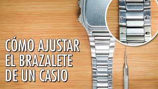 Cómo Ajustar El Brazalete  Pulso de un Reloj Casio [upl. by Namruht44]