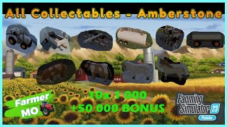 FS23  How to find all 10 Collectibles  Amberstone [upl. by Calondra]