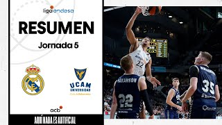 Real Madrid  UCAM Murcia 10692 RESUMEN  Liga Endesa 202324 [upl. by Luemas]