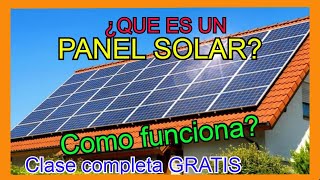 ✅ ¿Cómo FUNCIONA un PANEL SOLAR  Para GENERAR ELECTRICIDAD 🌞🔋 [upl. by Airdnala]