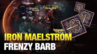 Iron Maelstrom Frenzy Barbarian Build Guide Season 2 Diablo 4 [upl. by Mingche154]