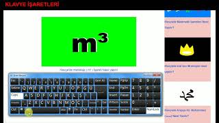 Klavyede metre küp  m³  İşareti Nasıl yapılır How to make cubic meter m³ sign on the keyboard [upl. by Azriel]