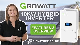 Growatt 10kW Hybrid Inverter High Efficiency amp Energy Management [upl. by Ardnuhsal]