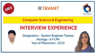 Tavant Technology Interview Experience  2022  Designation Software Engineer Trainee [upl. by Kurth]