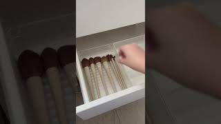 Organise my makeup with me ✨💄 makeuphacks makeupshorts organisation asmrsound [upl. by Dranal]