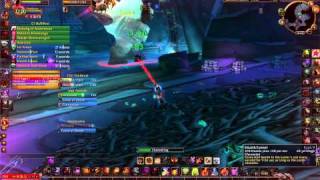 WoW Warlock solo  TavarokManaTombs 2nd Boss  Normal Mode [upl. by Kutchins]