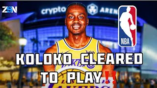 Christian Koloko Cleared to Play by NBA After Blood Clot Issue  Christian Koloko Lakers 2024 [upl. by Yreme490]