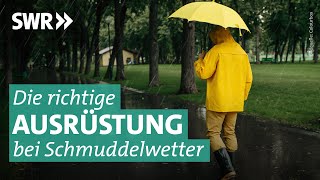 Regenjacken und Schirme Trocken durch den Herbst  Preiswert nützlich gut SWR [upl. by Vincelette830]