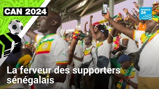 CAN 2024  la passion des fans sénégalais la recette de la victoire contre le Cameroun [upl. by Inafit]