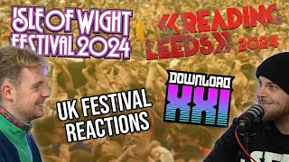 2024 Festival LineUp REACTIONS  Reading amp Leeds Download Isle of Wight amp More [upl. by Ainahtan]