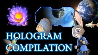 Best quality 3D hologram compilation for hologram projector [upl. by Jameson49]