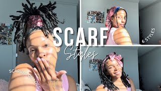 How To Style Scarves On Locs [upl. by Fidelas]