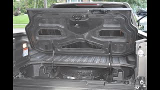 Honda Ridgeline  How to lock the trunk [upl. by Ecirbaf246]