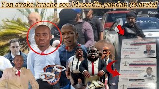 🔴Muscadin fenk fouke yon Avoka ki plen zam nan machin li Avoka krache nan figi komisè a ka grav [upl. by Ralyat]