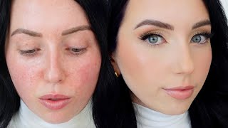 How to MINIMIZE PORES amp BLUR SKIN tips amp full routine natural lighting so you can SEE EVERYTHING [upl. by Ecila890]