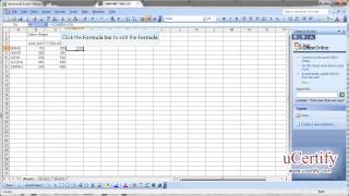 Insert And Edit A Formula Using Cell Reference And Function [upl. by Niroc]