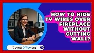 How To Hide TV Wires Over Fireplace Without Cutting Wall  CountyOfficeorg [upl. by Aubrette]