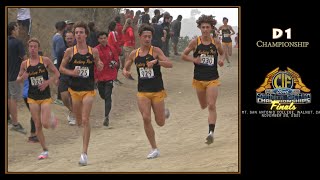 2021 XC  CIFss FINALS 9 Boys D1 Championship [upl. by Essy795]