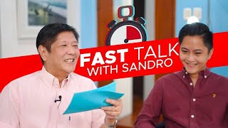 BBM VLOG 172 Fast Talk with Sandro  Bongbong Marcos [upl. by Dyrraj]