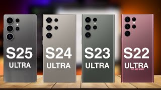 Samsung Galaxy S25 Ultra Vs Samsung Galaxy S24 Ultra Vs Galaxy S23 Ultra Vs 22 Ultra  Sam Tech [upl. by Bently]