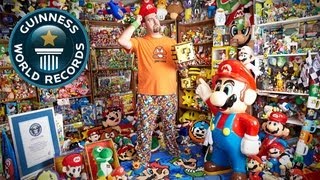 Largest Collection of Video Game Memorabilia  Guinness World Records Gamers Edition 2013 [upl. by Annuhsal426]