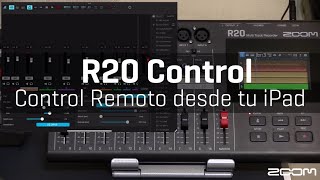 Zoom R20 Control control remoto para el R20 desde tu iPad [upl. by Goldshell]