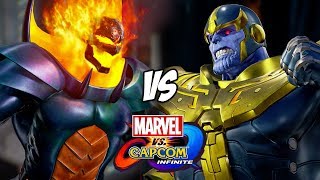 Dormammu VS Thanos Marvel vs Capcom Infinite Gameplay [upl. by Linis]