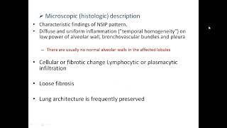 Nonspecific Interstitial Pneumonia NSIP [upl. by Fillbert]