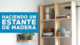 Cómo hacer un estante de madera [upl. by Costanzia]