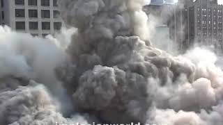 The Massive Sound of Explosives Used For Building Implosions [upl. by Schulze629]