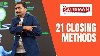 21 Sales Closing Methods  Anil Balachandran  The Salesman [upl. by Tessil]